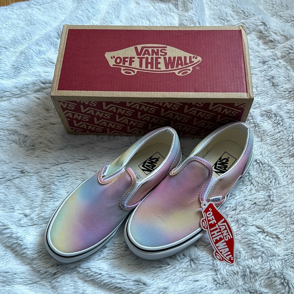 Vans Classic Slip On shoes with rubber sole